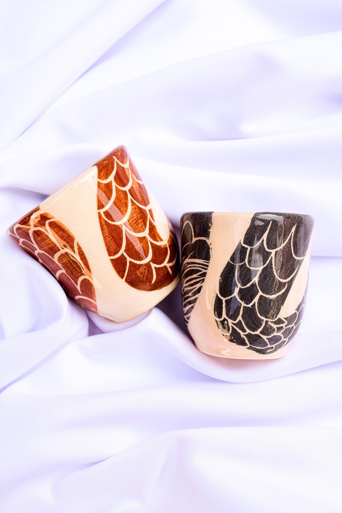 Parbiart sárkányos espresso pohárka