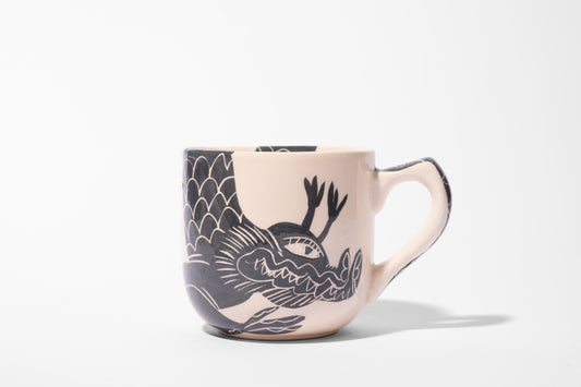 Parbiart sárkányos mega mug